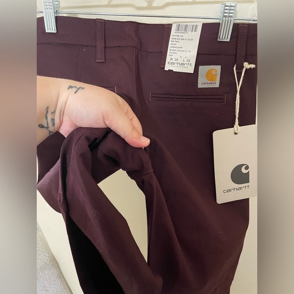 ✨NWT Men’s Carhartt Sid Pants Size 29x32 - Picture 14 of 15